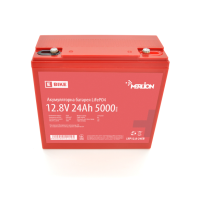 Літій-залізо-фосфатний акумулятор Merlion LFP12.8-24EB, 12,8V 24Ah (307,2 Вт·год) для електротранспорту