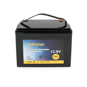 Аккумуляторная батарея LiFePO4 Vipow LiFePO4128-50/40, 12,8V 50Ah (640 Вт·ч), BMS 40А