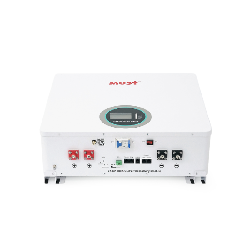 Акумуляторна батарея LiFePO4 Must LP16-24100, 25,6V 100Ah (2,56 кВт·год), настінного монтажу