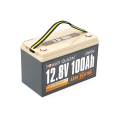 Аккумуляторная батарея LiFePO4 Power Queen P12V100-100-HEAT-HE-4-A10 с подогревом, 12,8V 100Ah (1,28 кВт·ч), BMS 100А