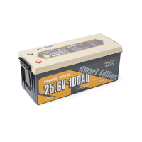 Аккумуляторная батарея LiFePO4 Power Queen P24V100-100-BASIC-BT-8-A1 + Bluetooth, 25,6V 100Ah (2,56 кВт·ч), BMS 100А