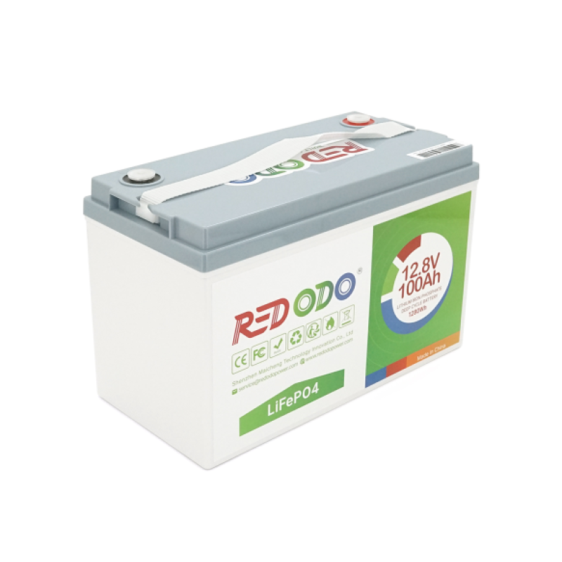 Аккумулятор LiFePO4 Redodo R12V100-HEAT-HE-4-A100, 12,8V 100Ah (1280 Вт·ч), BMS 100А, Heating