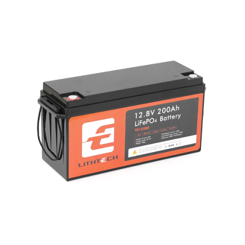 Аккумуляторная батарея LiFePO4 LITHTECH TE12200B + Bluetooth, 12,8V 200Ah (2,56 кВт·ч), BMS 200А@4S Аккумуляторная батарея LiFePO4 LITHTECH TE12200B + Bluetooth, 12,8V 200Ah (2,56 кВт·ч), BMS 200А@4S