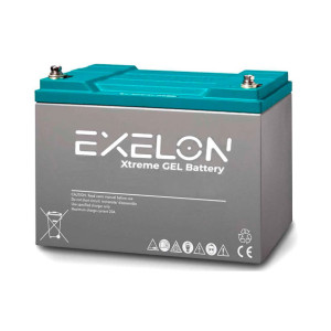 Аккумулятор гелевый 100 Ah (ампер-часов) EXELON 100-12V GEL Grey Q1/48