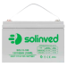 Акумулятор гелевий 100 Ah (ампер-годин) SOLINVED 100-12 12V GEL Grey Q1/48 