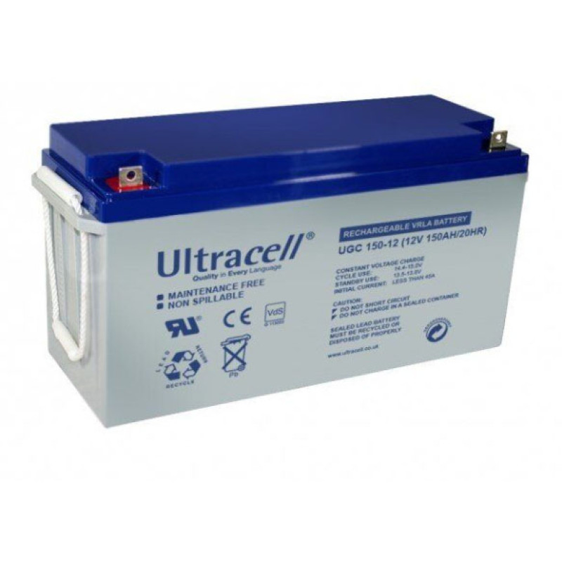 Акумулятор гелевий 150 Ah Ultracell UCG150-12 GEL Q1/34 12 V     