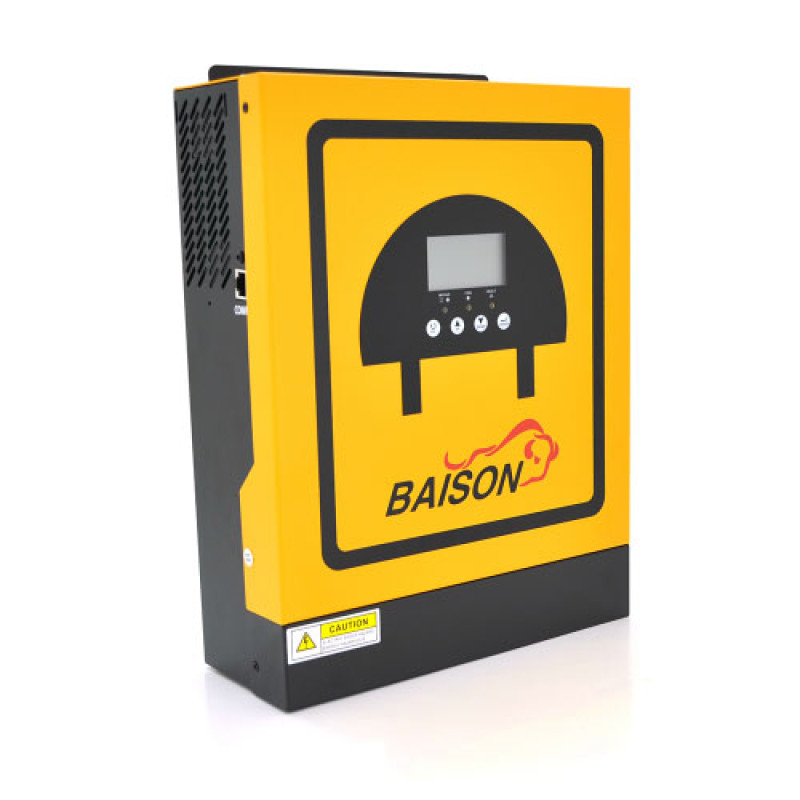 Гібридний інвертор 1,5 кВт BAISON MS-1500-12 (12В, 0-20A, 170-280В, MPPT 80А, 90-430 Vdc) 