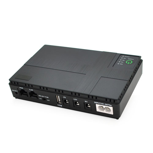 ДБЖ для роутерів Voltronic UPS-18W DC1018P 18W 10400 MAh (4*2600MAh) 5/9/12V 1A PON/POE