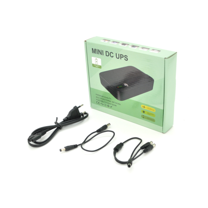 ИБП для роутеров/коммутаторов Voltronic UPS-18W DC1018P BOX 12000MAh 5/9/12V 1A PON/POE