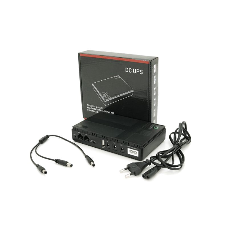 ИБП для роутеров Merlion DC1018P - 18W - Li-ion 10400mAh (5V/9V/12V) POE (15/24V,1/2A)