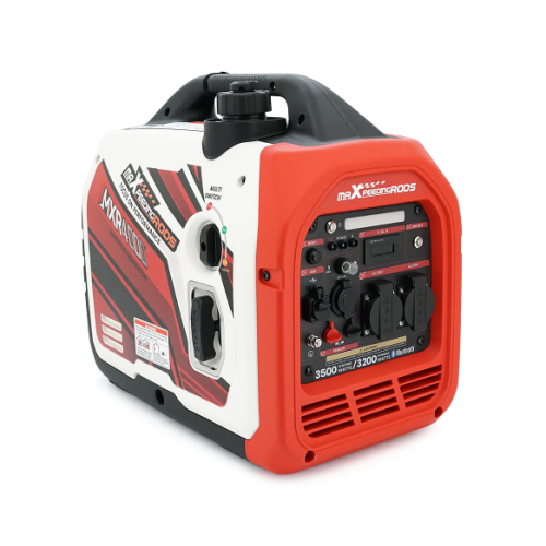 Генератор інверторний бензиновий MXR4000, 3,2 кВт, однофазний, 220 В, бак 4 л, ручний запуск, Bluetooth-моніторинг