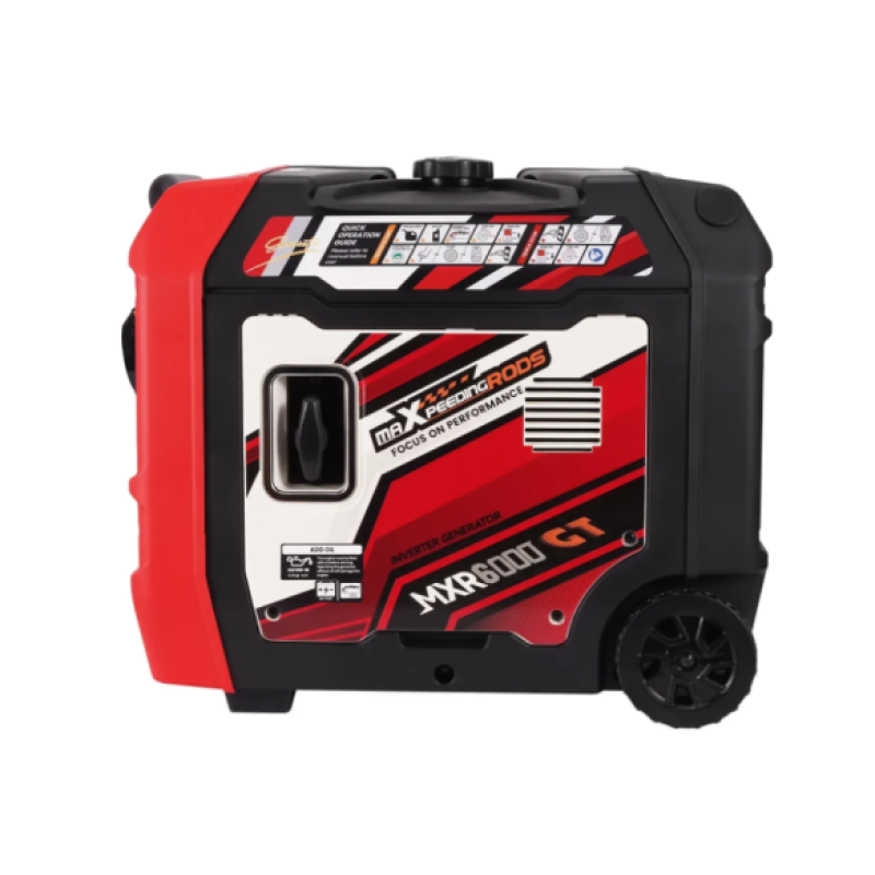 Генератор інверторний бензиновий MXR6000GT, 5 кВт, однофазний, 220 В, бак 11,5 л, електростартер, Bluetooth