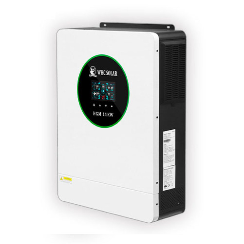 Гібридний інвертор 11кВт WHC HGM-11KW (48В, 0-140А, 60-500В, MPPT 140А, 500 Vdc)      