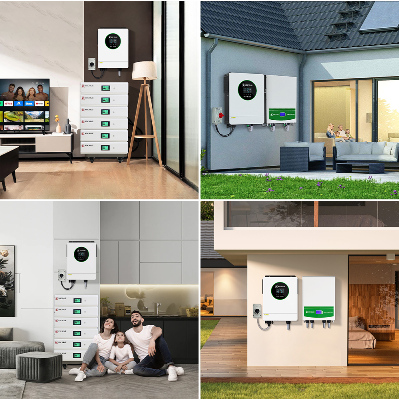 Гібридний інвертор 11кВт WHC HGM-11KW (48В, 0-140А, 60-500В, MPPT 140А, 500 Vdc)      