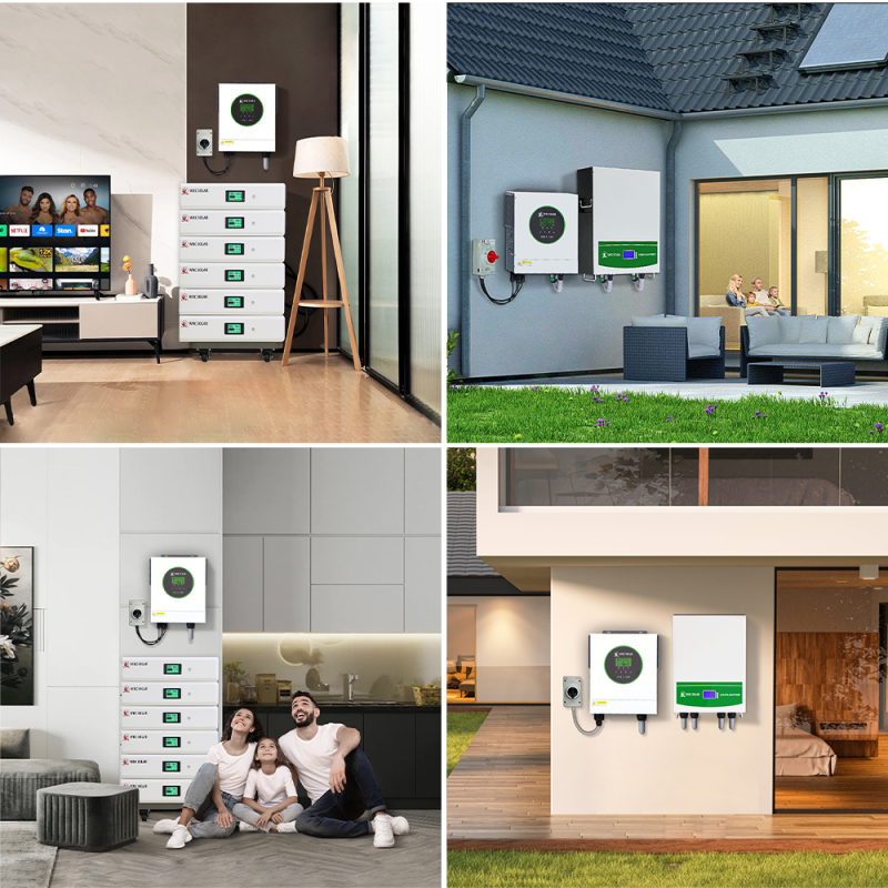 Гібридний інвертор 1,5 кВт WHC HIM-1.5KW (24В, 0-40А, 0-150В, MPPT 80А, 150 Vdc)   