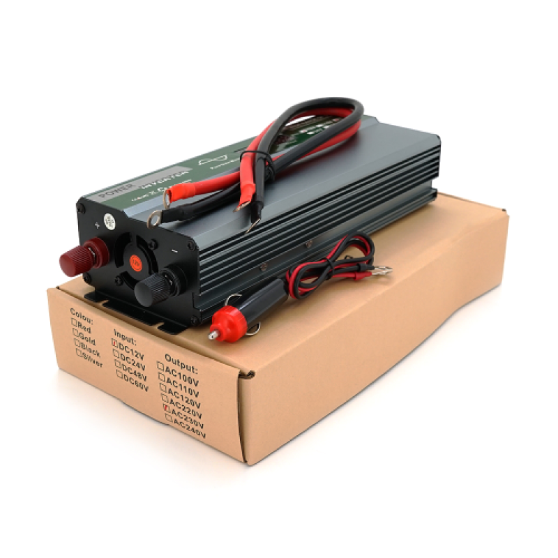 Інвертор напруги Demuda DMDPSW-800W, 12V/220V, 800W з правильною синусоїдою