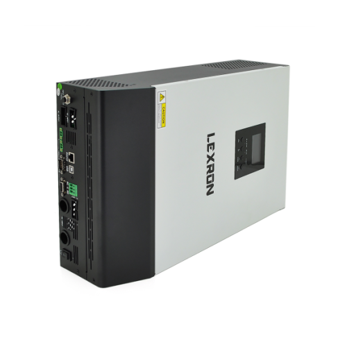 Гибридный инвертор Lexron-5000-48, 5000W, 48V, ток заряда 0-110A, 170-280V, MPPT (80А, 500 Vdc) Parallel Гибридный инвертор Lexron-5000-48, 5000W, 48V, ток заряда 0-110A, 170-280V, MPPT (80А, 500 Vdc) Parallel