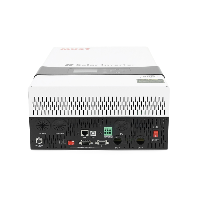 Гібридний інвертор MUST PH19-6048EXP, 6000W, 48V, 1-60А, 160-275V, MPPT (80А, 450 Vdc)