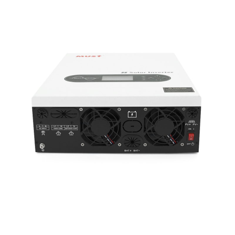 Гібридний інвертор MUST PV18-3624ECO, 3600W, 24V, 60A, 170-280V, MPPT (100А, 30-320 Vdc)