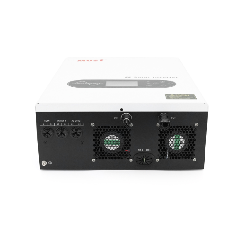 Инвертор гибридный MUST PV18-8048PRO II, 8000W, 48V, PV 2*4000W, 1-120А, 160-275V, MPPT (120А, 90-430 Vdc)