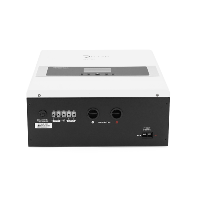Гібридний інвертор RITAR XLS-1200, 1000W / 1200VA, 12V, струм заряду 10-20-40A, INV 135-265V (UPS 180-265V), MPPT (40А, 17-100 Vdc)