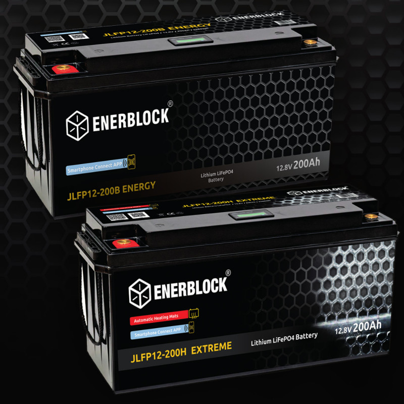 Акумулятор LiFePO4 Enerblock JLFP12-100B 12V 100 Ah з Bluetooth