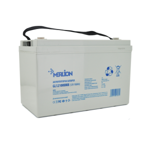 Акумулятор гелевий 100 Ah (Аг) MERLION GL121000M8 12V