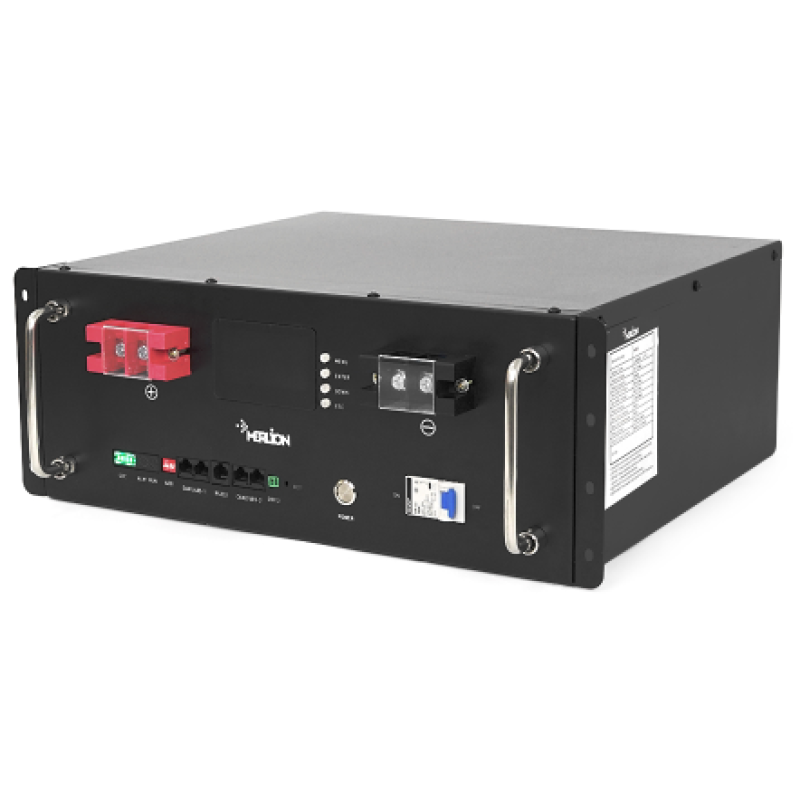 Акумулятор Merlion 50Ah (А-ч) LiFePO4 51.2V RACK MOUNT BMS 50A 