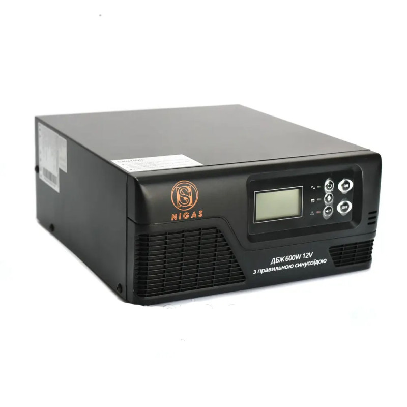ДБЖ з правильною синусоїдою NIGAS NGS-0612 600W, 12V 