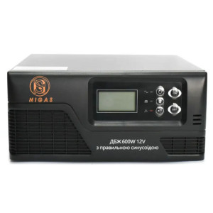ИБП с правильной синусоидой NIGAS NGS-0612 600W, 12V 