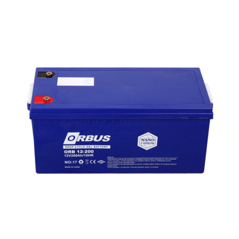 Аккумулятор гелевый 200 Ah (Ач) ORBUS CG12200 GEL 12V