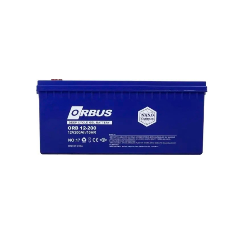 Аккумулятор гелевый 200 Ah (Ач) ORBUS CG12200 GEL 12V