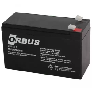 Акумулятор свинцево-кислотний 9Ah (Ач) ORBUS ORB1290 AGM 12V