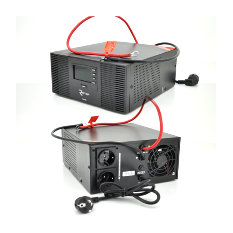 ДБЖ з правильною синусоїдою RITAR RTSWrl-600 — 600 VA / 420 Вт (12 В, 10 А / 20 А)