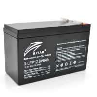 Акумулятор Ritar 6Ah (А-ч) LiFePO4 12,8V (BMS3A@4S, 76,8Wh)  