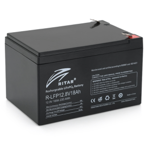Акумулятор Ritar 18Ah (А-ч) LiFePO4 12,8V (BMS9A@4SS, 230.4Wh)    