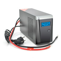 ДБЖ з правильною синусоїдою RITAR RTSW-500 LCD (300 Вт) 12В, під зовнішній АКБ  