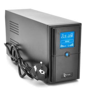 Линейно-интерактивное ИБП Ritar E-RTM500 ELF-D (300Вт) 2xSCHUKO АКБ 1x12V,7Ah 