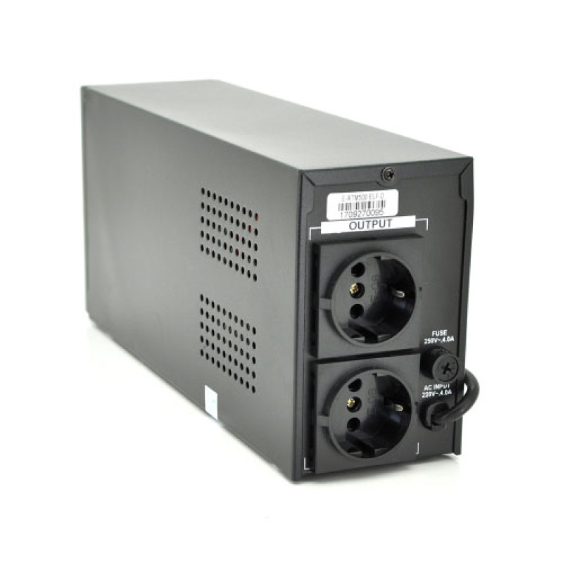 Лінійно-інтерактивне  ДБЖ Ritar E-RTM500 ELF-D (300Вт) 2xSCHUKO АКБ 1x12V,7Ah   