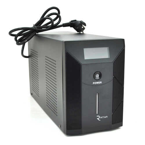 Линейно-интерактивное ИБП Ritar RTM3000 Proxima-D (1800Вт) 3xSCHUKO АКБ 4x12V,9Ah 