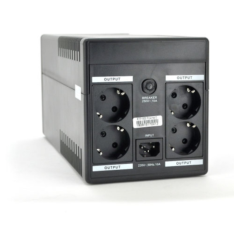 Лінійно-інтерактивне ДБЖ Ritar RTP1200 Proxima-D (720Вт) 4x UNIVERSAL АКБ 2x12V7Ah 