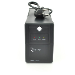 Лінійно-інтерактивне ДБЖ Ritar RTP650L-U Proxima-L (390Вт) 2xSCHUKO АКБ  1x12V,7Ah  