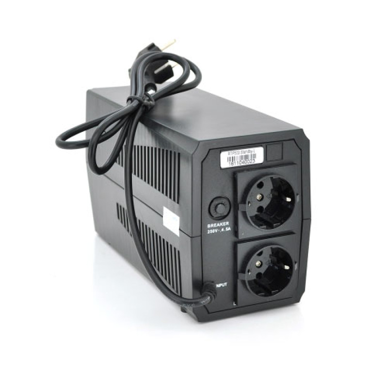 Лінійно-інтерактивне Ritar RTP500 Standby-L (300Вт) 2xSCHUKO АКБ 1x12V 4.5Ah 
