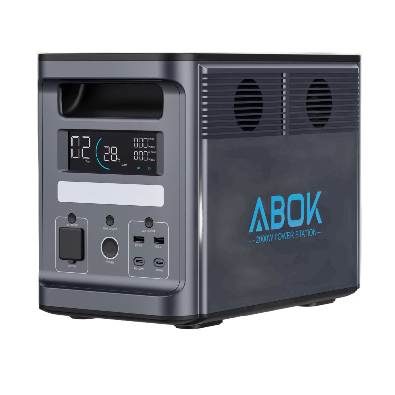 Зарядна станція ABOK ARK2000 2000W 1536Wh (LiFePO4)