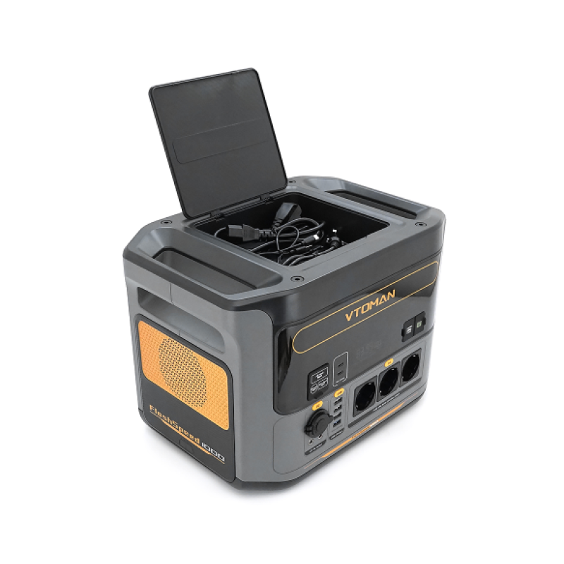 Зарядная станция VTOMAN DE-FS1000-B, 828 Вт·ч, 1000 Вт