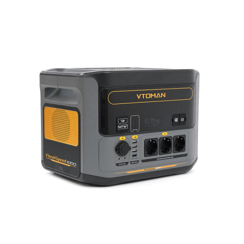 Зарядная станция VTOMAN DE-FS1000-B, 828 Вт·ч, 1000 Вт