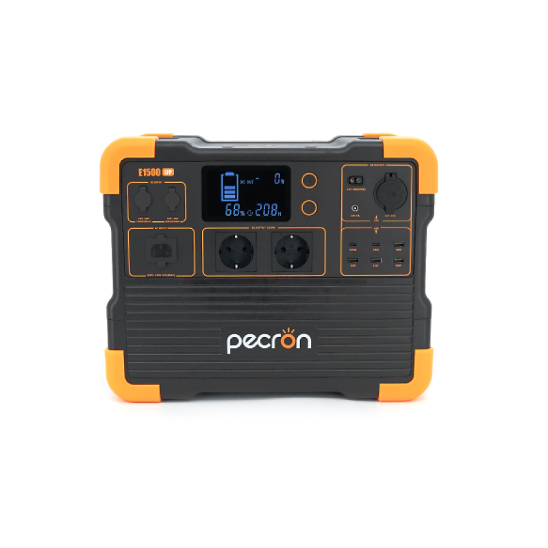 Зарядна станція Pecron E1500LFP, 1536 Вт·год, 2200 Вт (пікова 4400 Вт), APP/Wi-Fi керування, бездротова зарядка