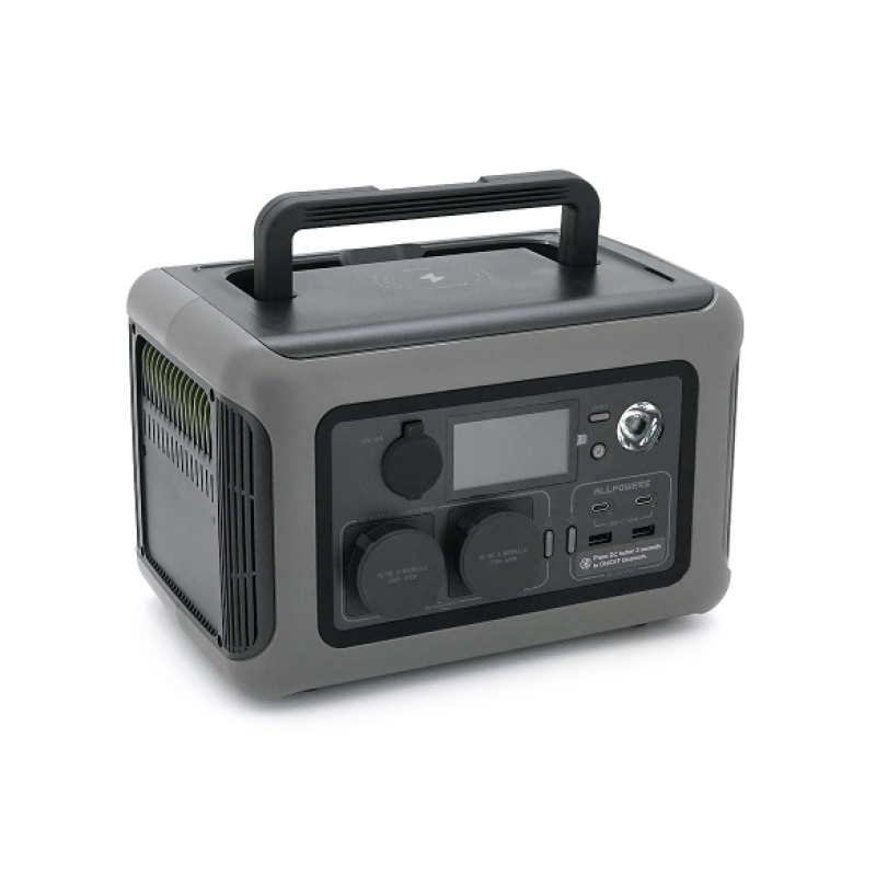 Зарядна станція ALLPOWERS E600LFP-45406, 299 Вт·год, 600 Вт, APP/Wi-Fi керування, бездротова зарядка