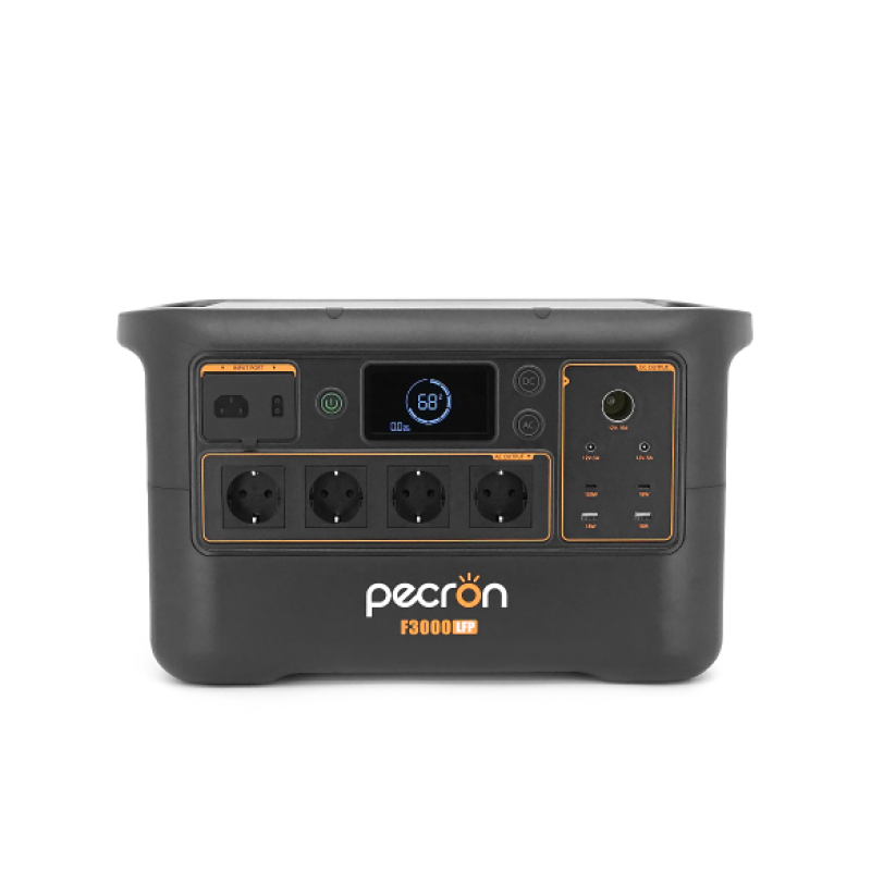 Зарядная станция Pecron F3000LFP, 3072 Вт·ч, 3600 Вт, управление через приложение/Wi-Fi, быстрая зарядка (120 мин)