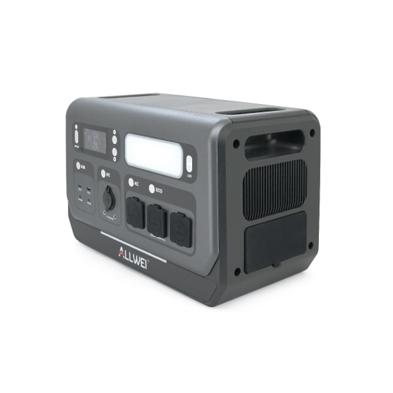 Зарядна станція ALLWEI SGR-PPS2400-2PRO, 2048 Вт·год, 2400 Вт, APP/Wi-Fi керування, швидкий заряд (1.5 h)